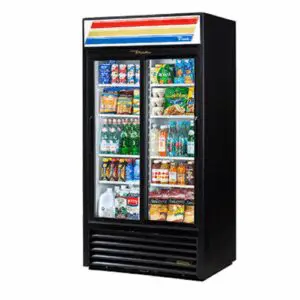 Refrigerated Merchandiser Two Door unit   True Mfg