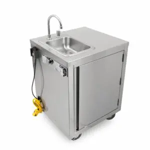 Mobile Hand Sink 2.5 gallon water heater   John Boos