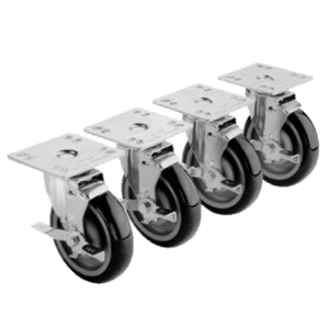 Plate Casters 5″