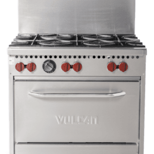 commercial gas range 36 inch