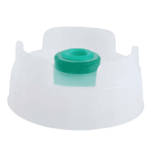Green FIFO squeeze bottle cap